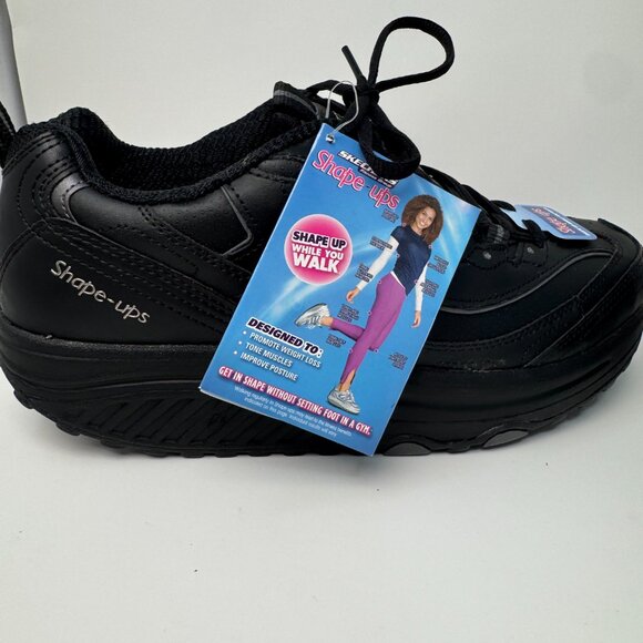 NWT Sketchers Shape Ups Women's Size 10 US Black: No Box: 11800 - Picture 8 of 16